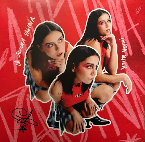 Chiara Oliver La Ultima Pagina Lp Vinyl Rosa Y Rojo Marbled