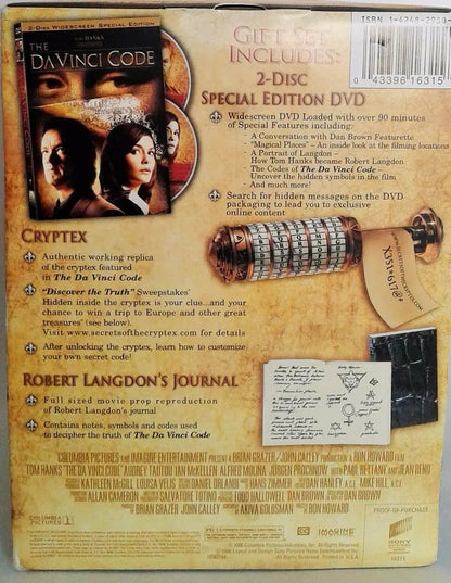 El Codigo Da Vinci Boxset Con Cryptex Pelicula Dvd