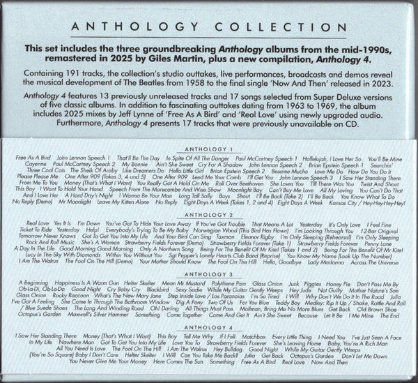 The Beatles Anthology Collection 8 Cd Boxset [2025] Limited 2025 Box Set
