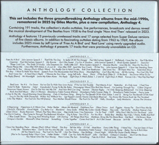 The Beatles Anthology Collection 8 Cd Boxset [2025] Limited 2025 Box Set
