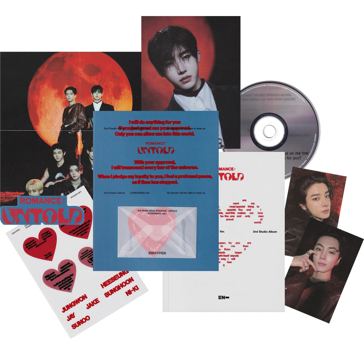 Enhypen Romance Untold Album Versión Concessio