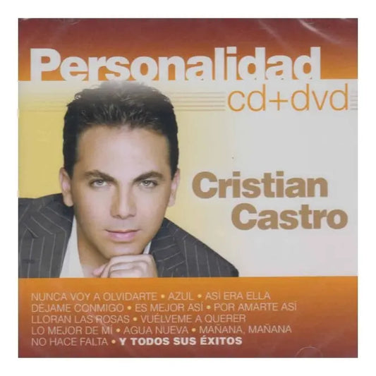 Cristian Castro Personalidad Disco Cd + Dvd