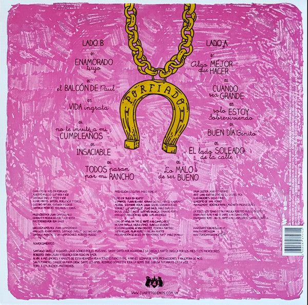 El Cuarteto De Nos Porfiado Lp Vinyl