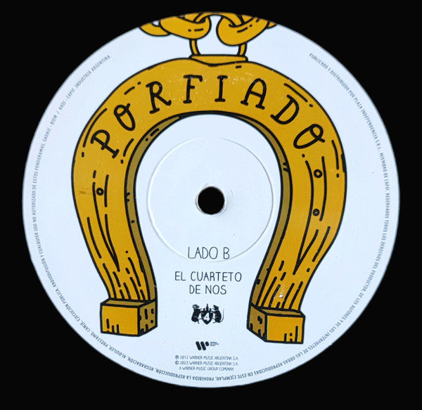El Cuarteto De Nos Porfiado Lp Vinyl