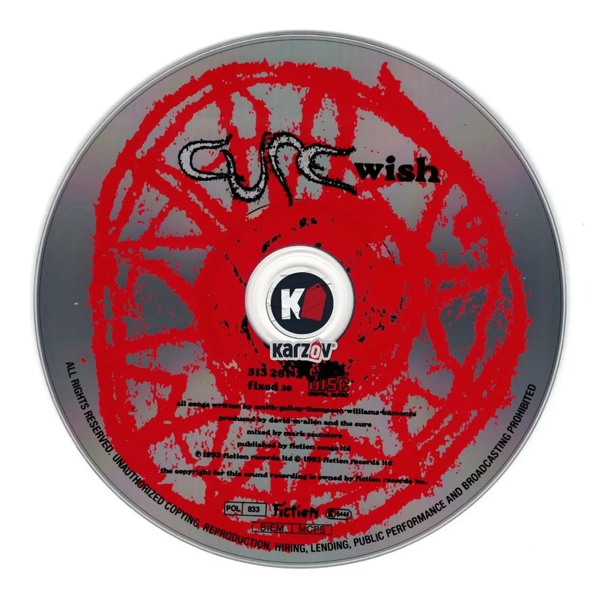 The Cure Wish Disco Cd Nuevo 12 Canciones