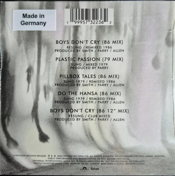 The Cure Boys Don't Cry ( 86 Mix ) Cd