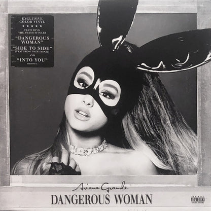 Ariana Grande Dangerous Woman 2 Lp Vinyl Purple Black Swirl