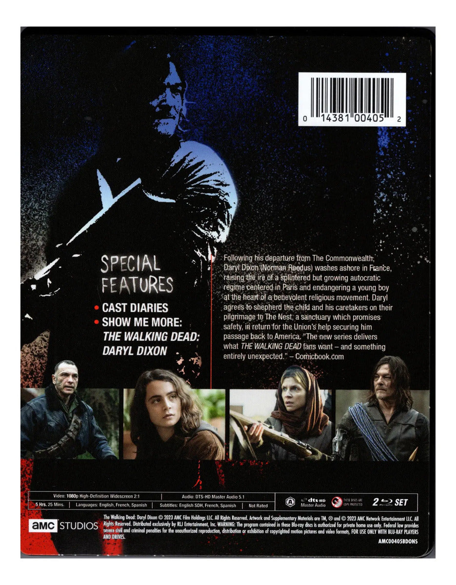The Walking Dead Daryl Dixon Temporada 1 Steelbook Blu-ray