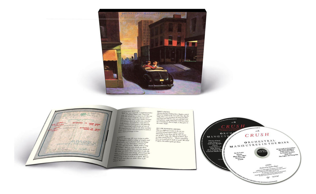 Crush Orchestral Manoeuvres In The Dark (omd) 2 Cd 40th Anniversary Deluxe Edition
