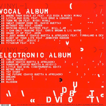 David Guetta Nothing But The Beat 2 Lp Vinyl Doble Black