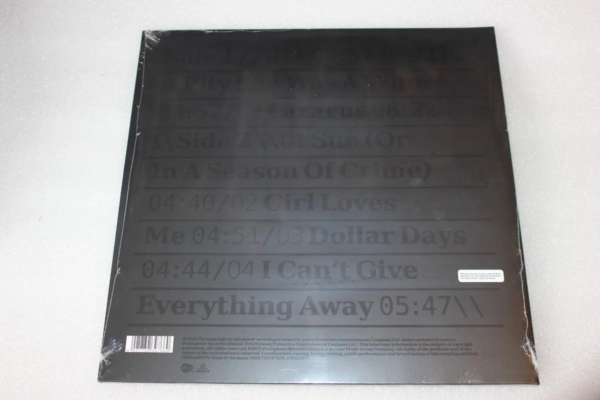David Bowie Blackstar Lp Vinyl
