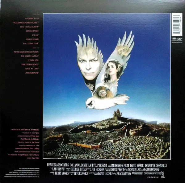 Labyrinth The Original Soundtrack David Bowie Film Lp Vinyl
