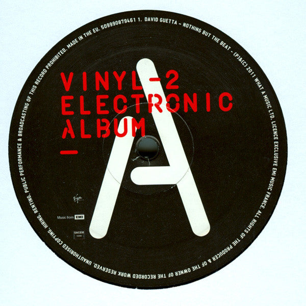 David Guetta Nothing But The Beat 2 Lp Vinyl Doble Black