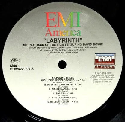 Labyrinth The Original Soundtrack David Bowie Film Lp Vinyl