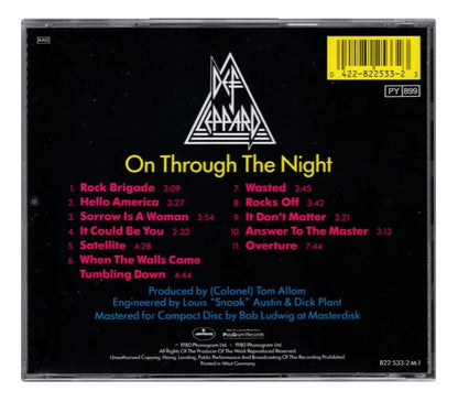 Def Leppard On Through The Night / Edicion Alemana Cd