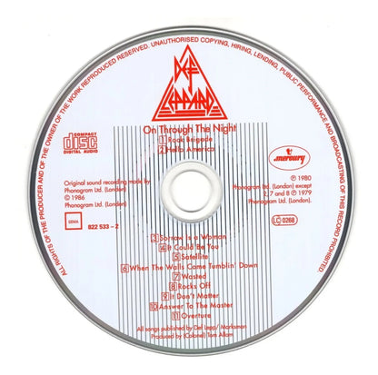 Def Leppard On Through The Night / Edicion Alemana Cd
