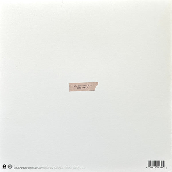 Demi Lovato It's Not That Deep Lp Vinyl Lavender