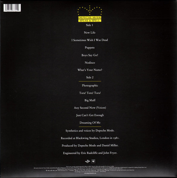 Depeche Mode Speak And Spell Lp Vinyl Importado