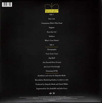 Depeche Mode Speak And Spell Lp Vinyl Importado