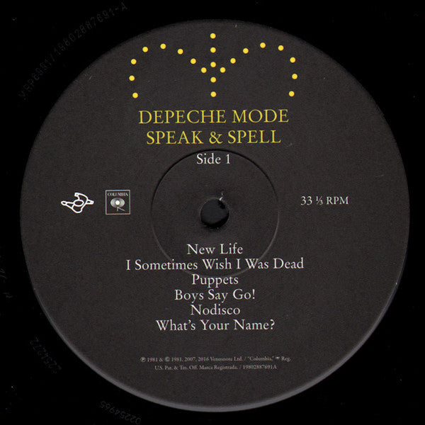 Depeche Mode Speak And Spell Lp Vinyl Importado