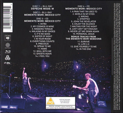 Depeche Mode Memento Mori : Mexico City 2 Cd Y 2 Blu-ray