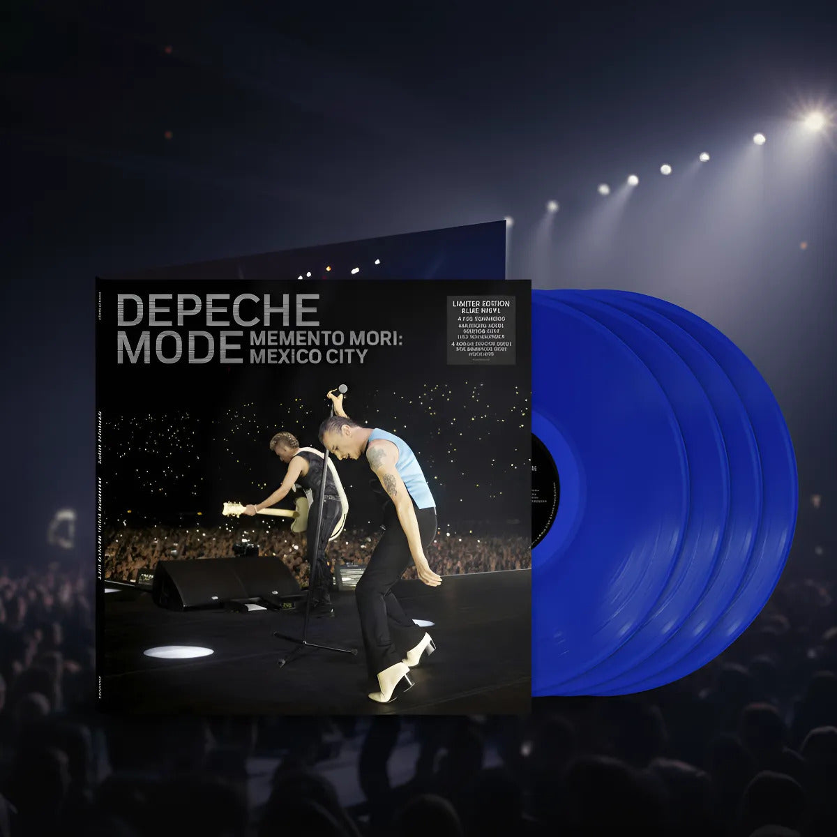 Depeche Mode Memento Mori : Mexico City 4 Blue Lp Vinyl
