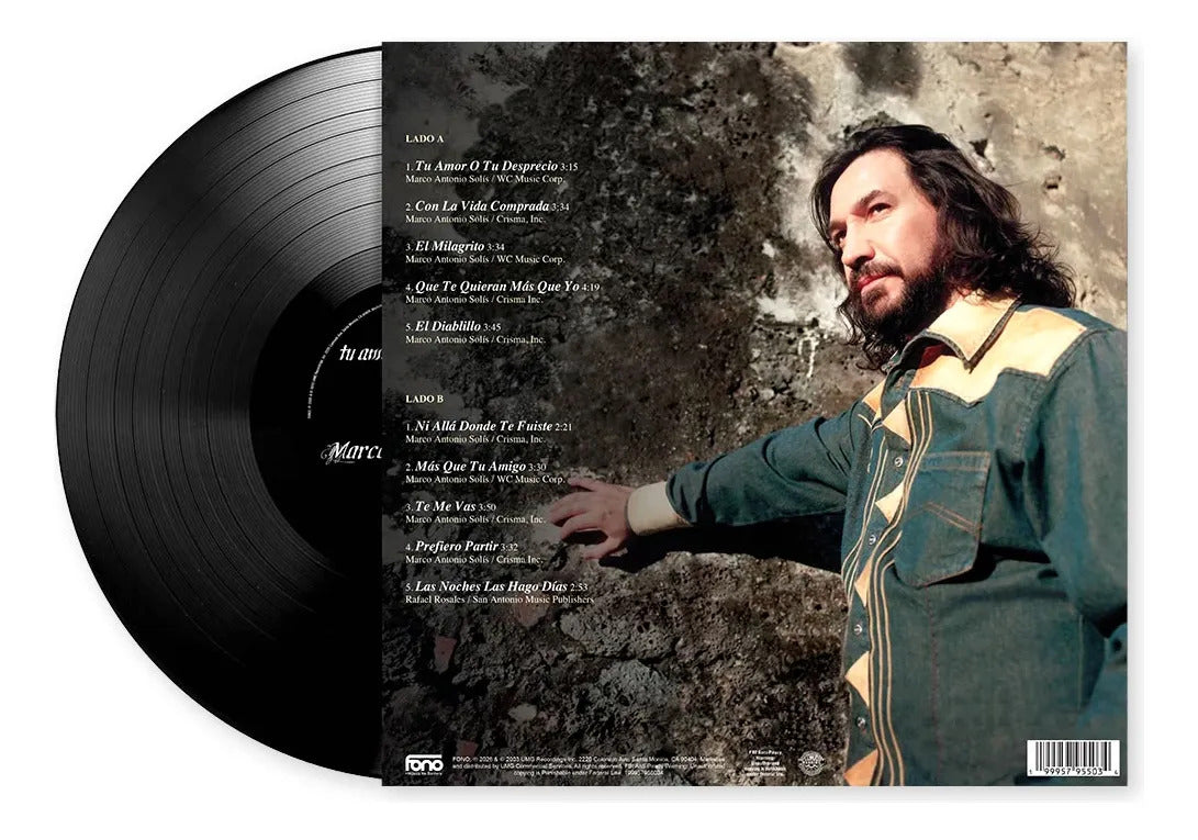 Marco Antonio Solis Tu Amor O Tu Desprecio Lp Vinyl