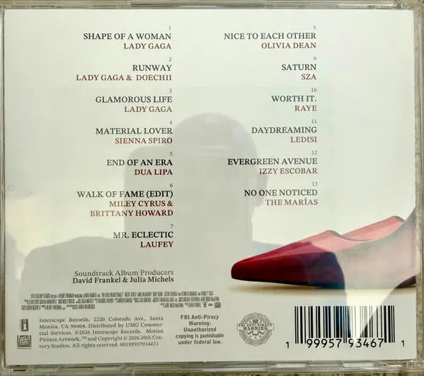 The Devil Wears Prada 2 El Diablo Viste Moda Soundtrack Cd