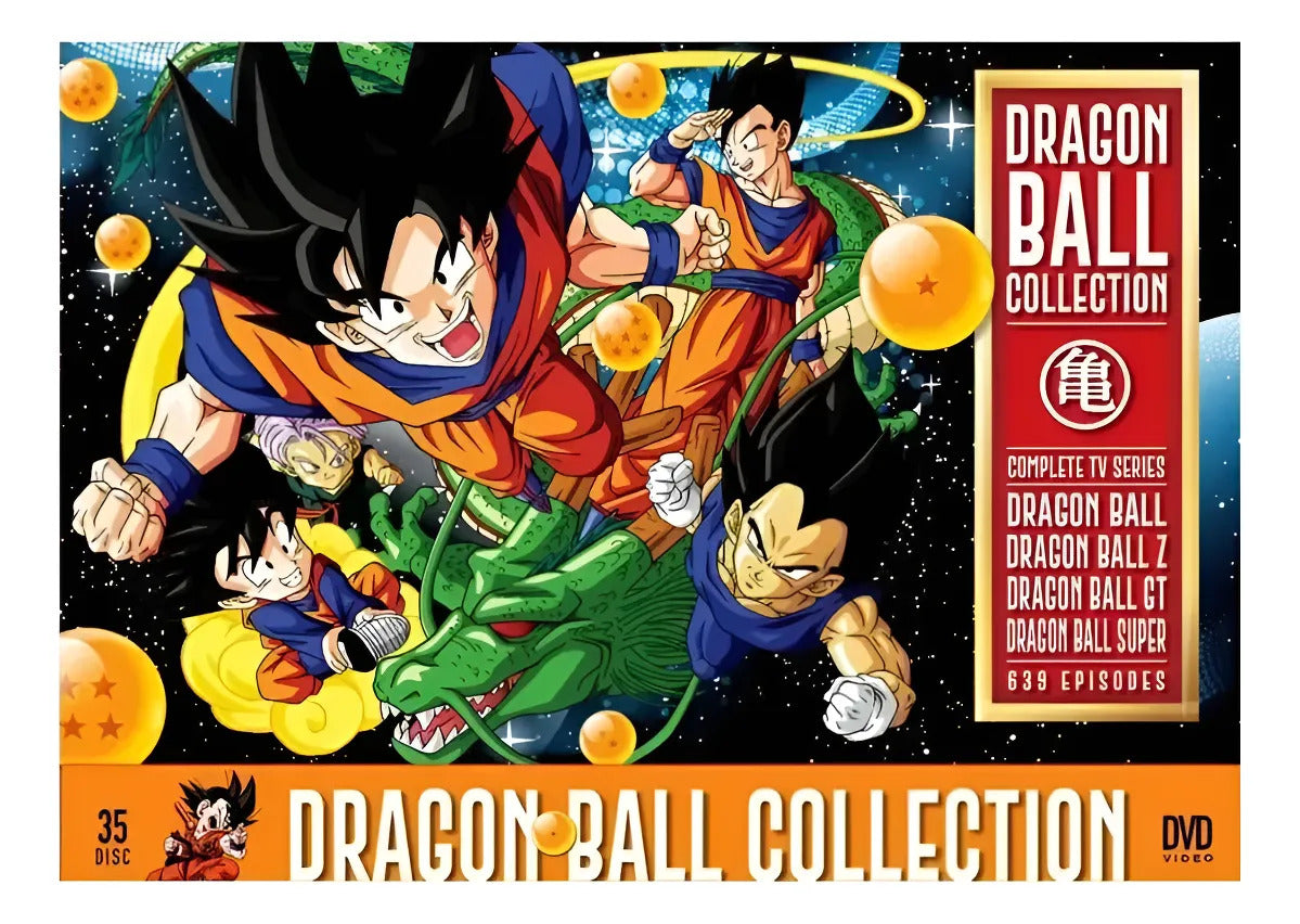 Dragon Ball Coleccion Z + Gt + Super + 4 Peliculas Dvd
