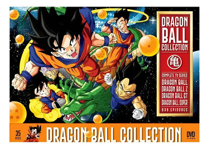 Dragon Ball Coleccion Z + Gt + Super + 4 Peliculas Dvd