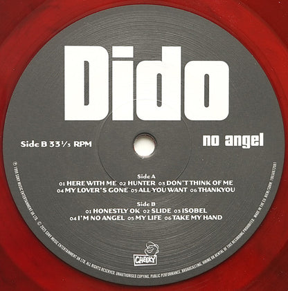 Dido No Angel 25th Anniversary Rojo Lp Vinyl Edición Limitada