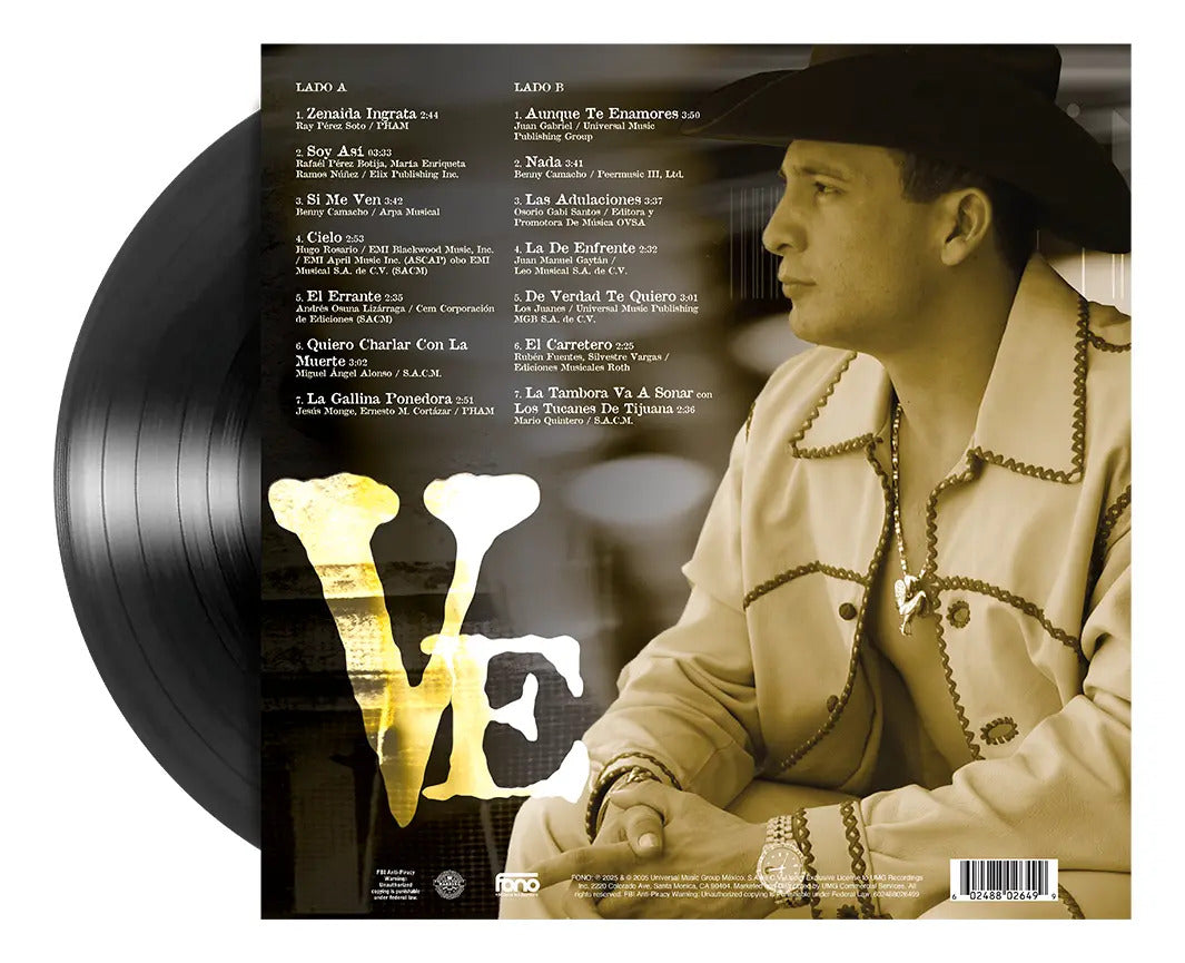 Valentin Elizalde Soy Asi Lp Importado Vinyl