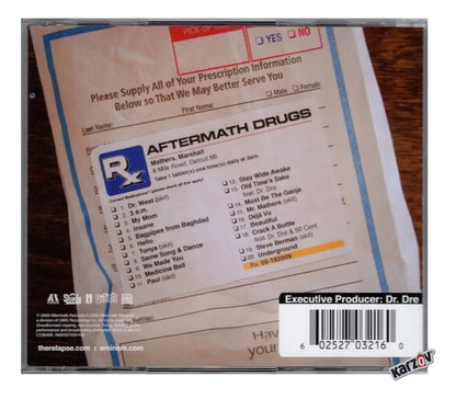 Eminem Relapse Disco Cd (20 Canciones)