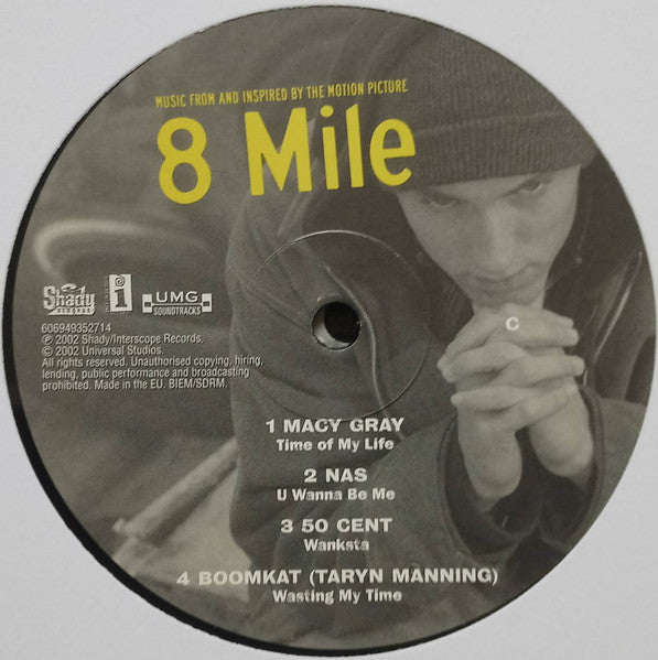 8 Mile Eminem / Soundtrack - 2 Lp Acetato Vinyl