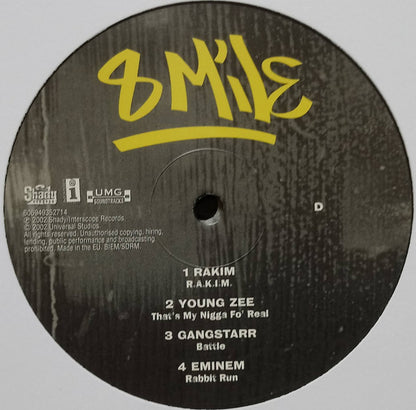 8 Mile Eminem / Soundtrack - 2 Lp Acetato Vinyl