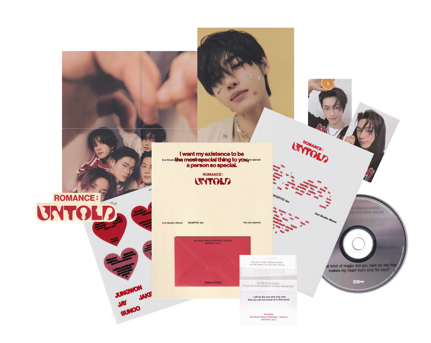 Enhypen Romance Untold Album Version Inceptio Disco Cd