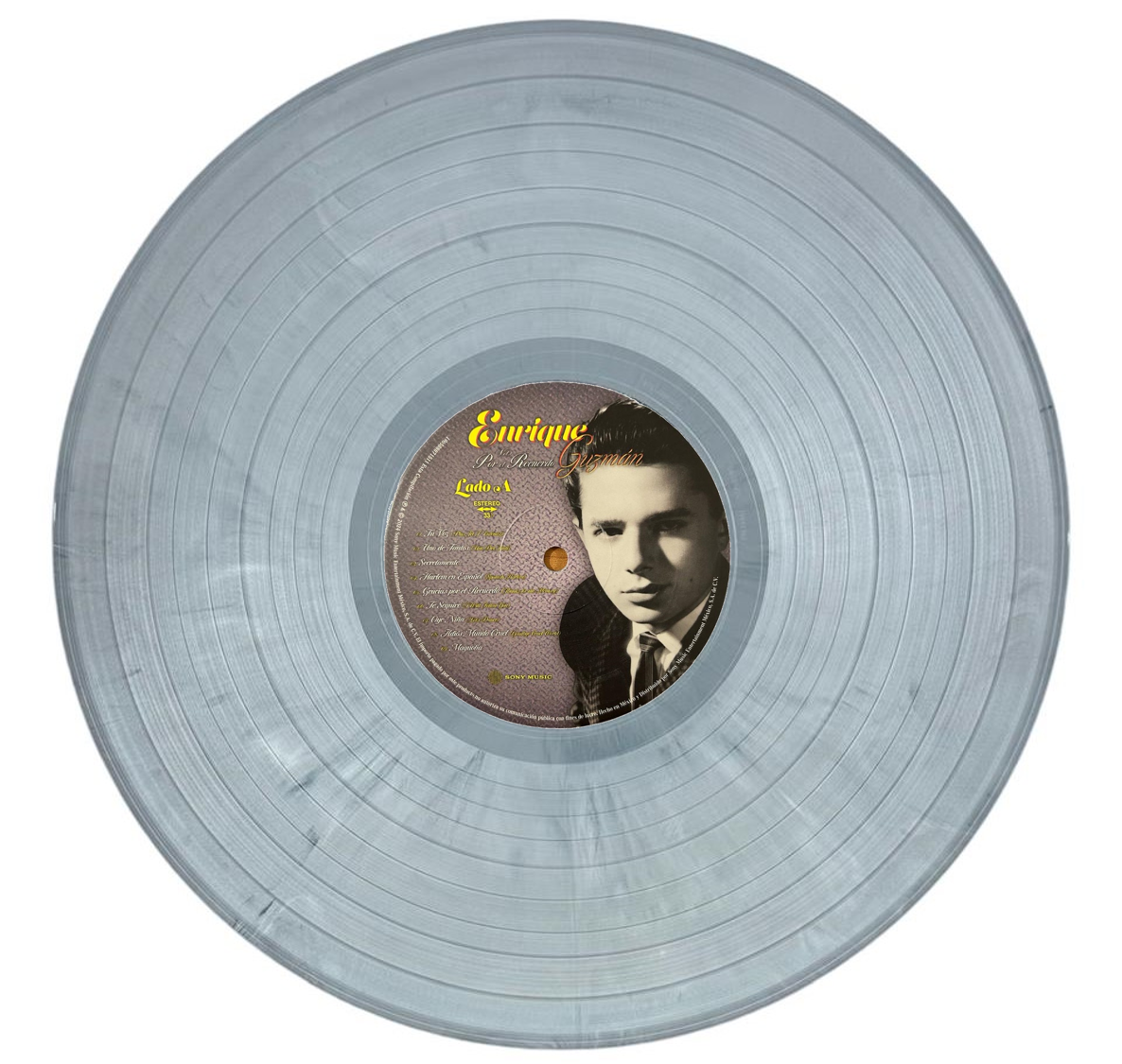 Enrique Guzman Por El Recuerdo Volumen 1 Gris Grey Lp Vinyl