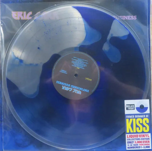 Kiss Eric Carr Unfinished Business Liquid Collectors Vinyl