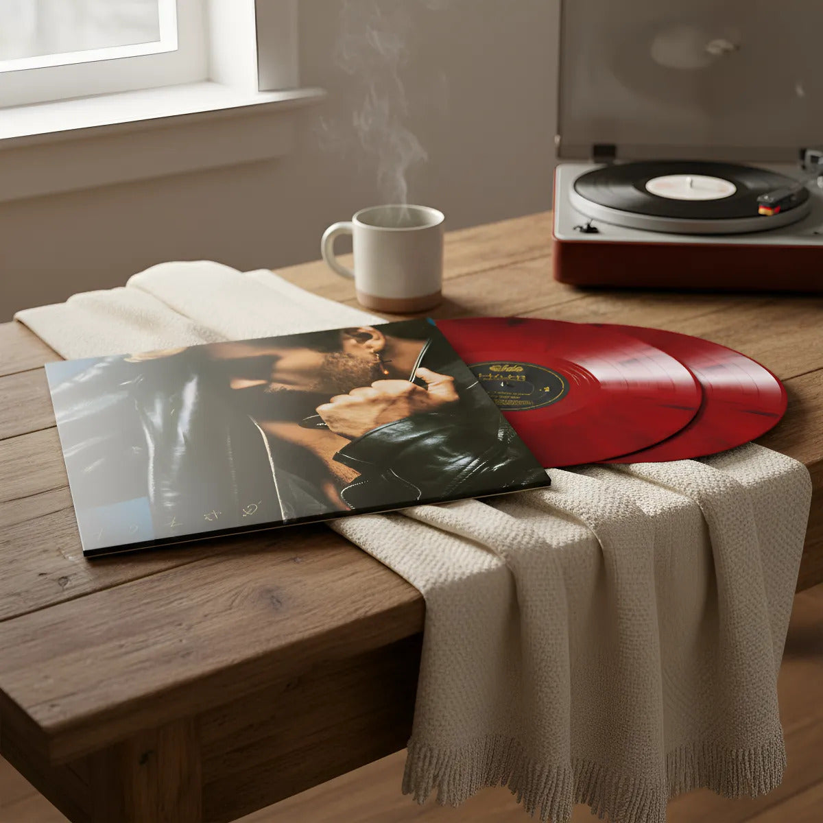 George Michael Faith 2 Lp Vinyl Limited 2026 Deluxe Red Black Marbled Biovinyl Edition