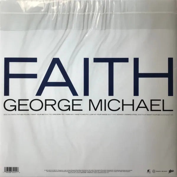 George Michael Faith 2 Lp Vinyl Limited 2026 Deluxe Red Black Marbled Biovinyl Edition