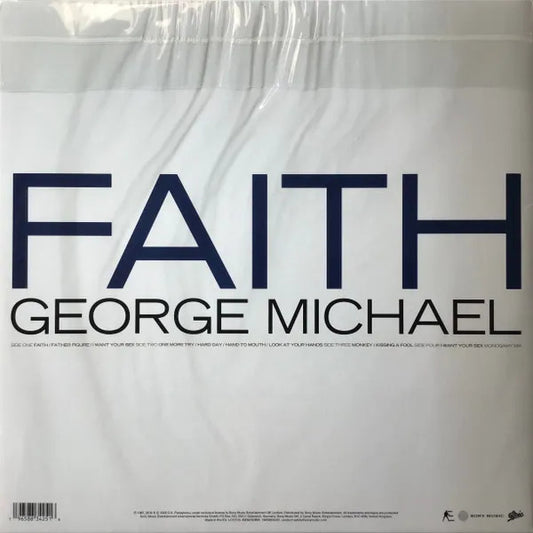 George Michael Faith 2 Lp Vinyl Limited 2026 Deluxe Red Black Marbled Biovinyl Edition