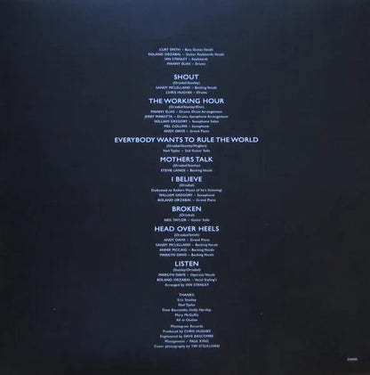 Tears For Fears Songs From The Big Chair Lp Vinyl