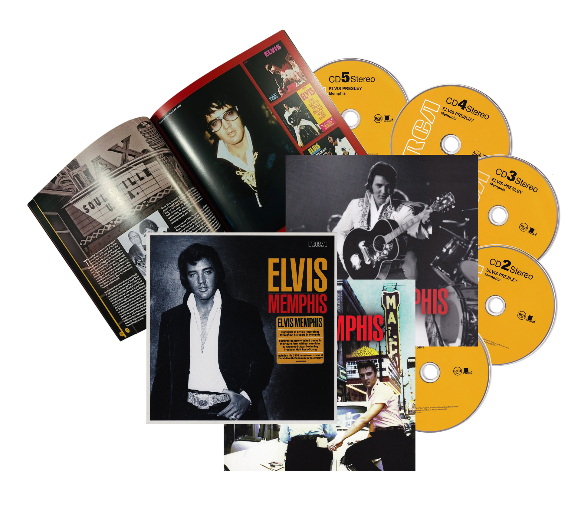 Elvis Presley Memphis Coleccion Box 5 Discos Cd – KARZOV