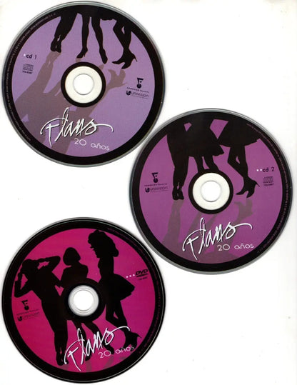 Flans Veinte Años 20 Años Set 3 Discos 2 Cd + Dvd