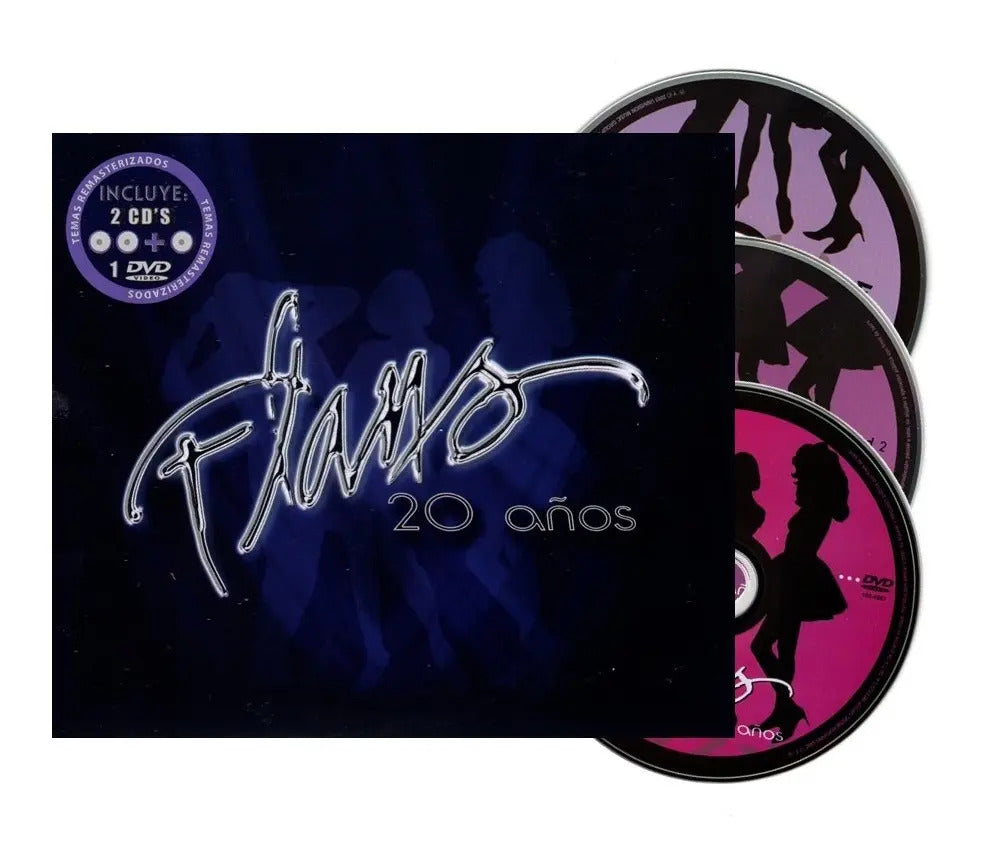 Flans Veinte Años 20 Años Set 3 Discos 2 Cd + Dvd