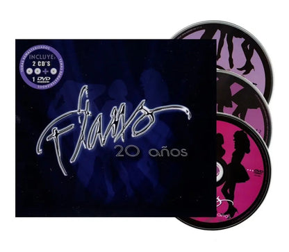 Flans Veinte Años 20 Años Set 3 Discos 2 Cd + Dvd