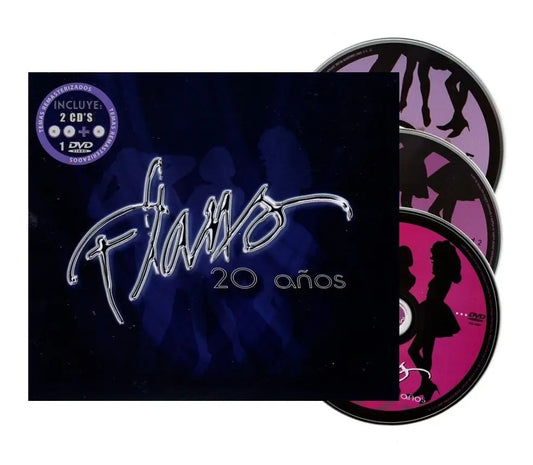 Flans Veinte Años 20 Años Set 3 Discos 2 Cd + Dvd
