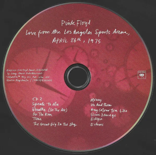 Pink Floyd Live 1975 From The Los Angeles Sports Arena Cd