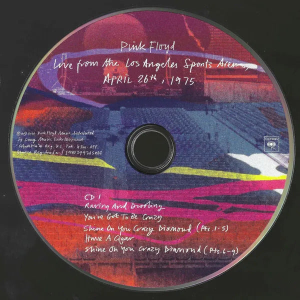 Pink Floyd Live 1975 From The Los Angeles Sports Arena Cd