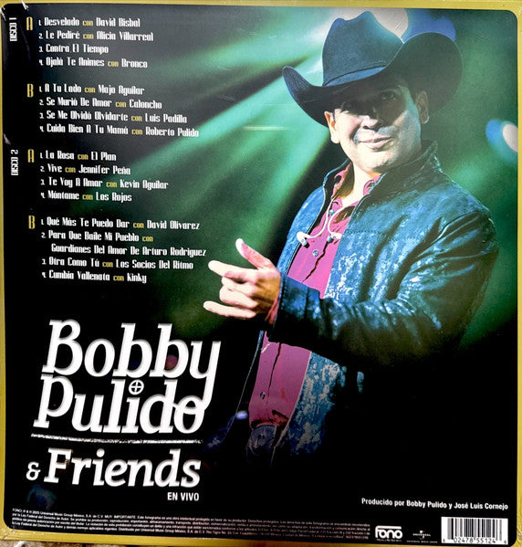 Bobby Pulido & Friends En Vivo 2 Lp Vinyl
